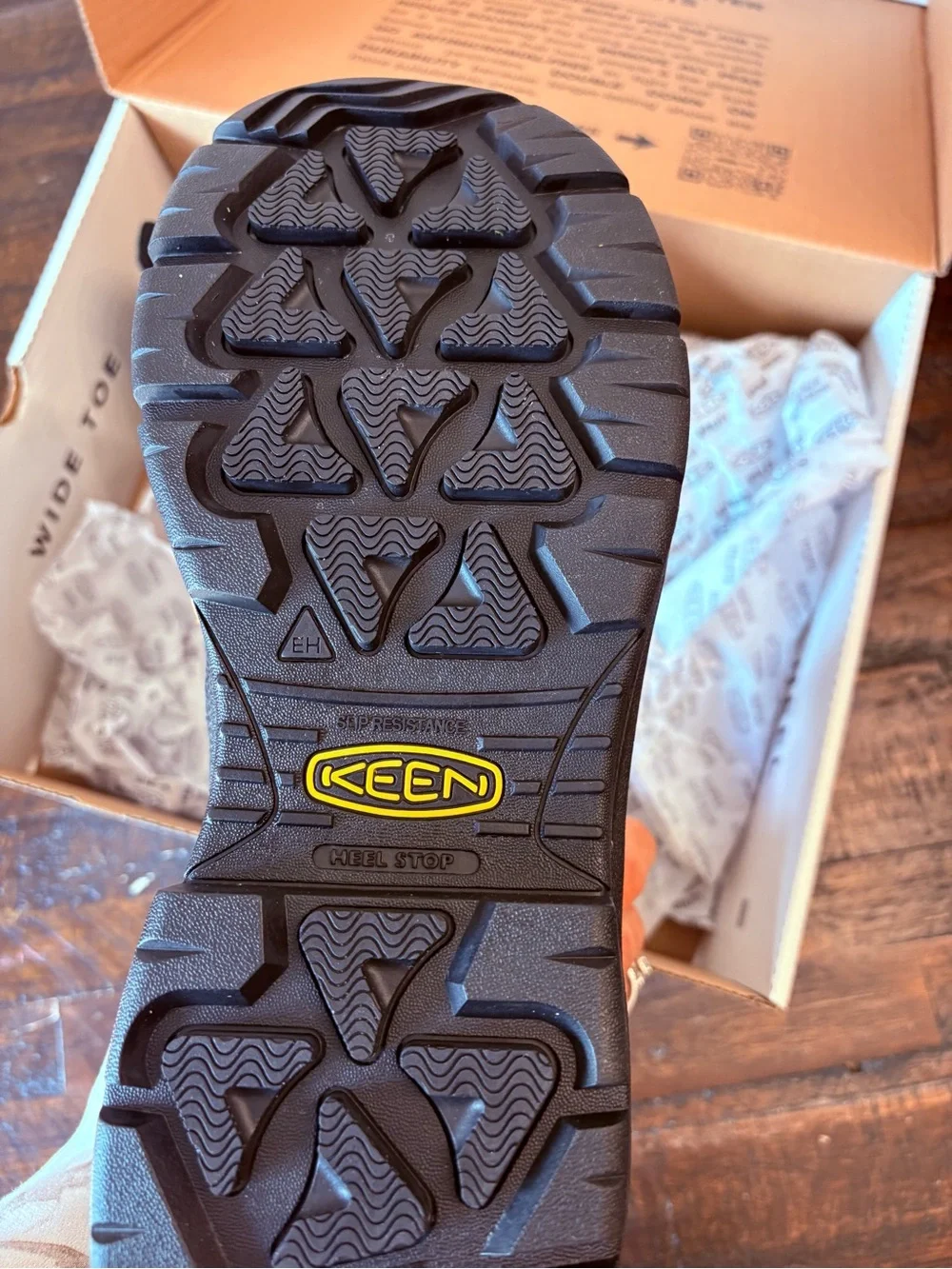 KEEN Men’s NWT Targee IV Mid Waterproof Work Boots Belgian/Black Size 13